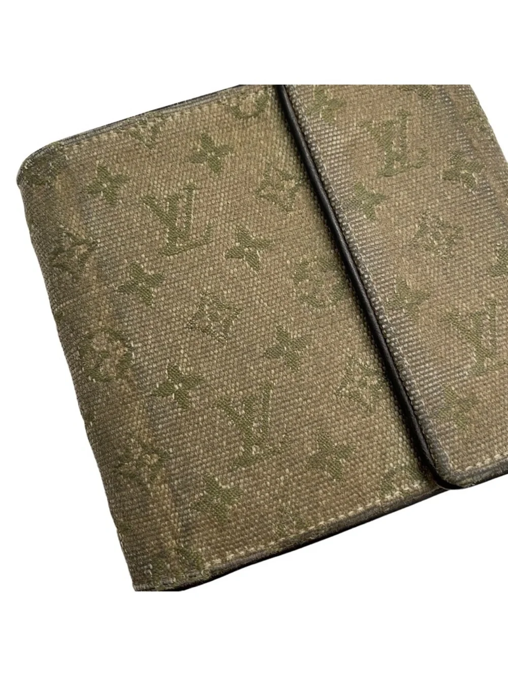 Louis Vuitton Olive Monogram Compact Bifold Wallet